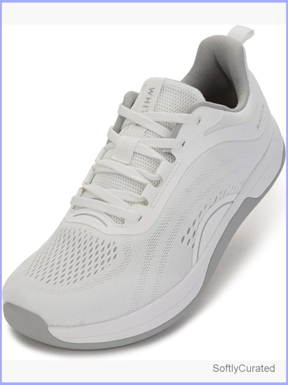 Wide Toe Box Zero Drop Road Running Shoe - Lace Up Athletic Sneakers